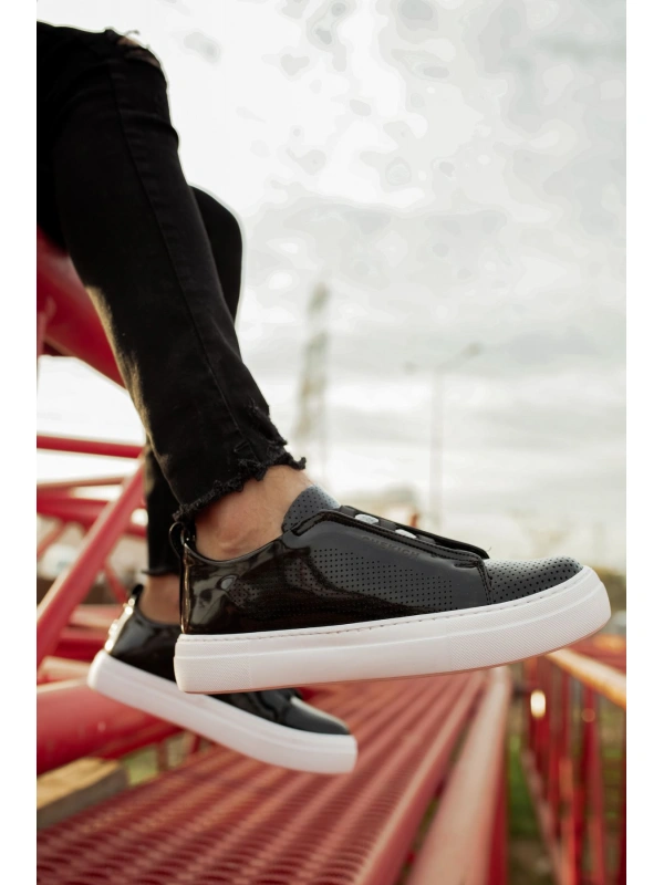 CH011 Rugan BT  Erkek Ayakkabı SIYAH