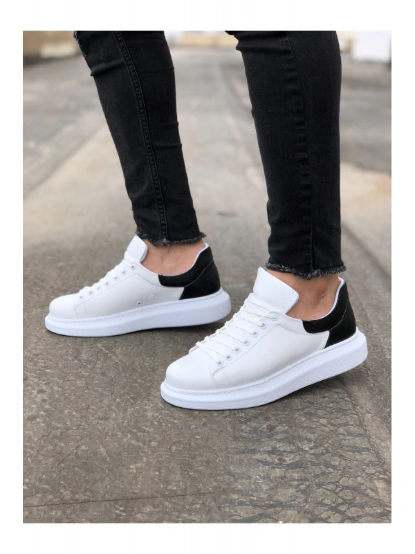 CH256 BT  Erkek Ayakkabı BEYAZ/SİYAH