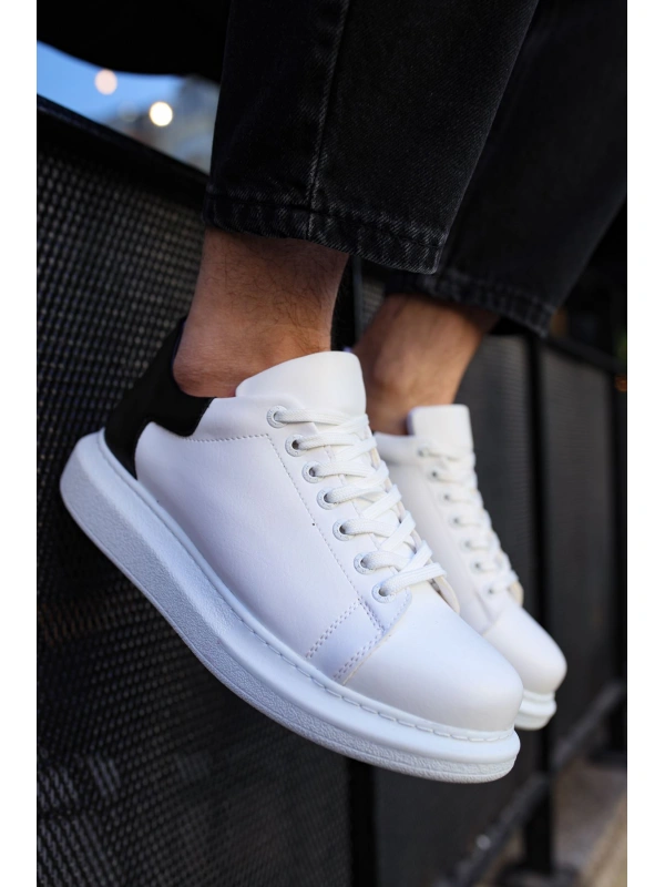 CH256 BT  Erkek Ayakkabı BEYAZ/SİYAH