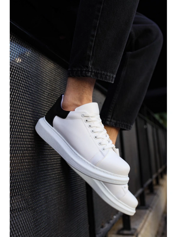 CH256 BT  Erkek Ayakkabı BEYAZ/SİYAH