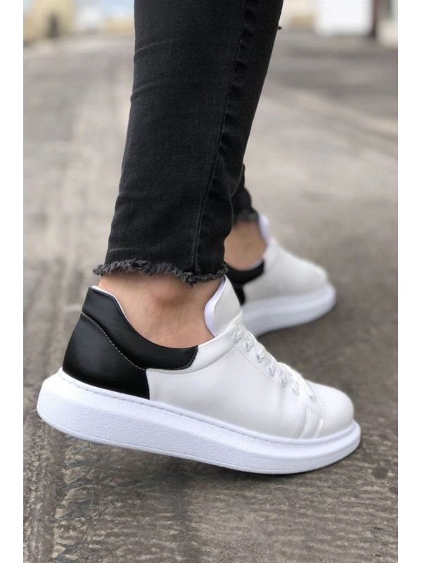 CH256 BT  Erkek Ayakkabı BEYAZ/SİYAH