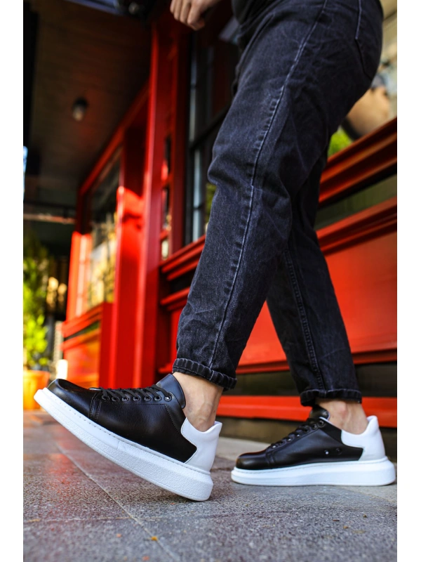 CH256 BT  Erkek Ayakkabı SİYAH/BEYAZ