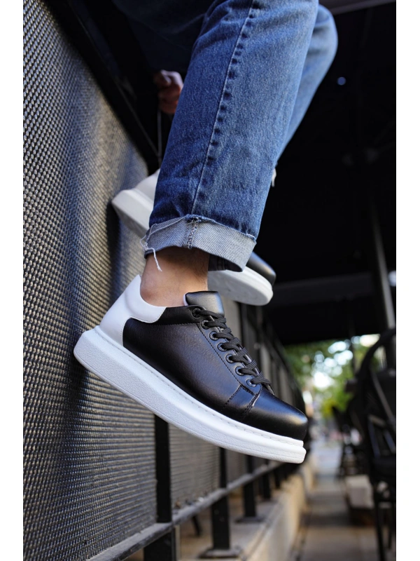 CH256 BT  Erkek Ayakkabı SİYAH/BEYAZ