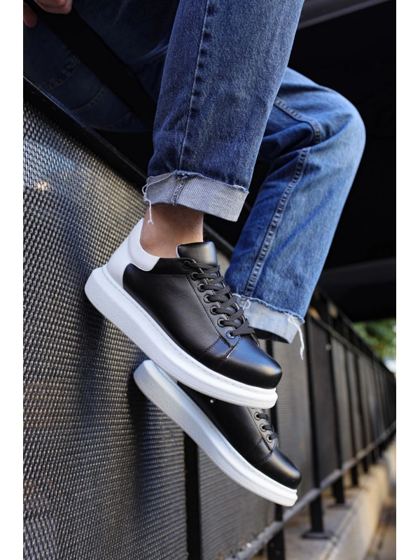 CH256 BT  Erkek Ayakkabı SİYAH/BEYAZ