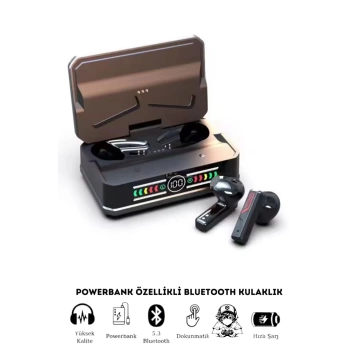 IPhone5/6/7/8/X Uyumlu M52 Işıklı Oyuncu Kulaklığı Mikrofonlu Kablosuz Bluetooth V5.3