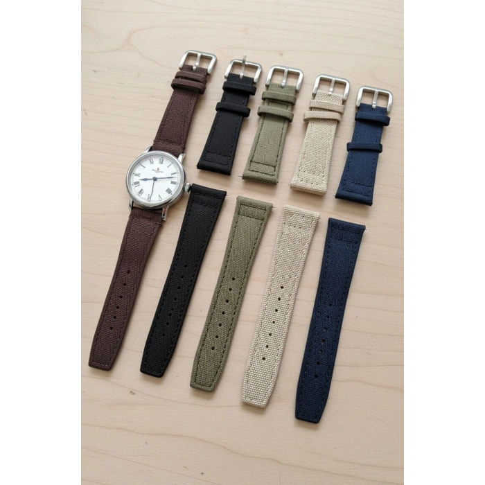 22 mm Kumaş Özel Spor Tasarım Akıllı Pimli Saat Kordonu