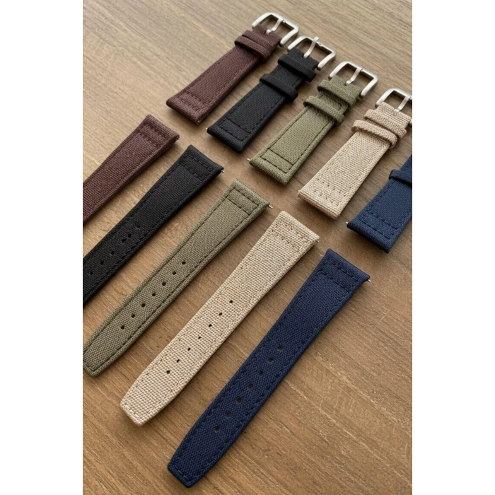 22 mm Kumaş Özel Spor Tasarım Akıllı Pimli Saat Kordonu