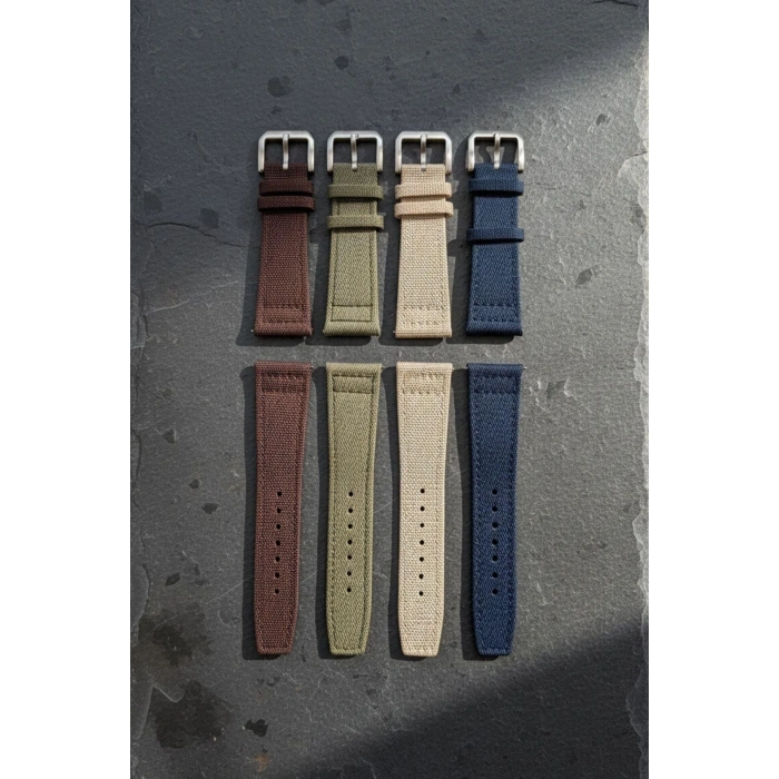 22 mm Kumaş Özel Spor Tasarım Akıllı Pimli Saat Kordonu