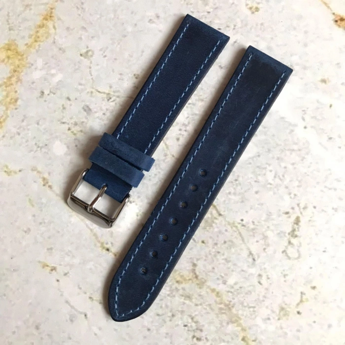22 mm Renkli Üst Kalite İşçilik Hakiki Deri Saat Kordonu Akıllı Saat Kordonu