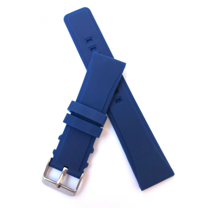 22mm Renkli Yüksek Kalite Silikon Saat Kordonu Kayışı