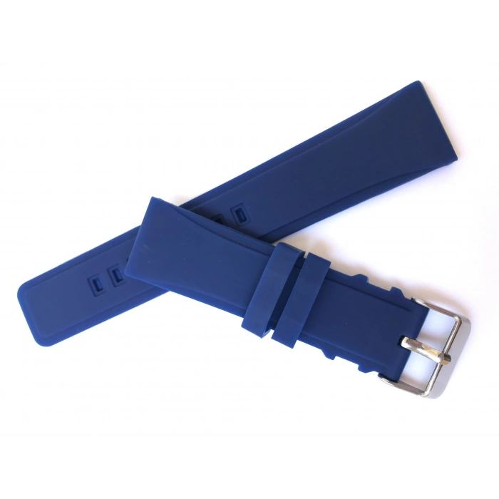 24mm Renkli Yüksek Kalite Silikon Saat Kordonu Kayışı