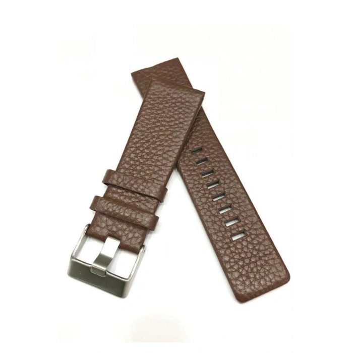 24x22 mm Diesel Saat Uyumlu Hakiki Deri Saat Kordonu