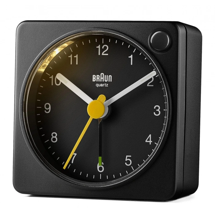 Braun BC02XB Küçük Boy Siyah Klasik Işık ve Alarmlı Masa Saati