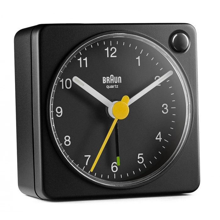 Braun BC02XB Küçük Boy Siyah Klasik Işık ve Alarmlı Masa Saati
