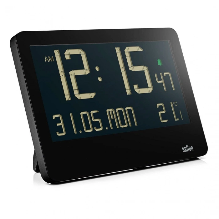 BRAUN BC14B SİYAH DİJİTAL DUVAR SAATİ