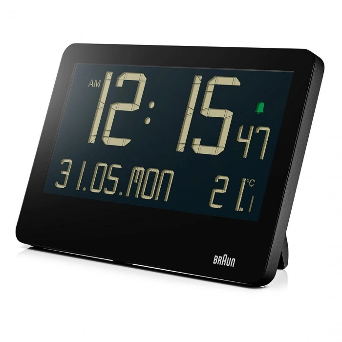 BRAUN BC14B SİYAH DİJİTAL DUVAR SAATİ