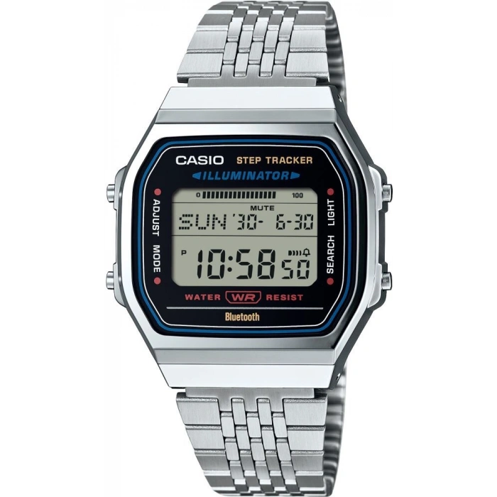 Casio ABL-100WE-1ADF Bluetooth ve Adımsayarlı Retro Çelik Kol Saati