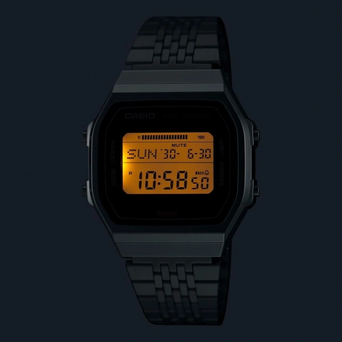 Casio ABL-100WE-1ADF Bluetooth ve Adımsayarlı Retro Çelik Kol Saati