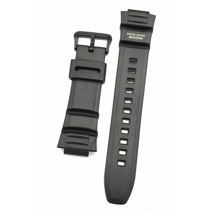 Casio AE-2000 AE-2100 WV-200 Siyah Orijinal Silikon Saat Kordonu