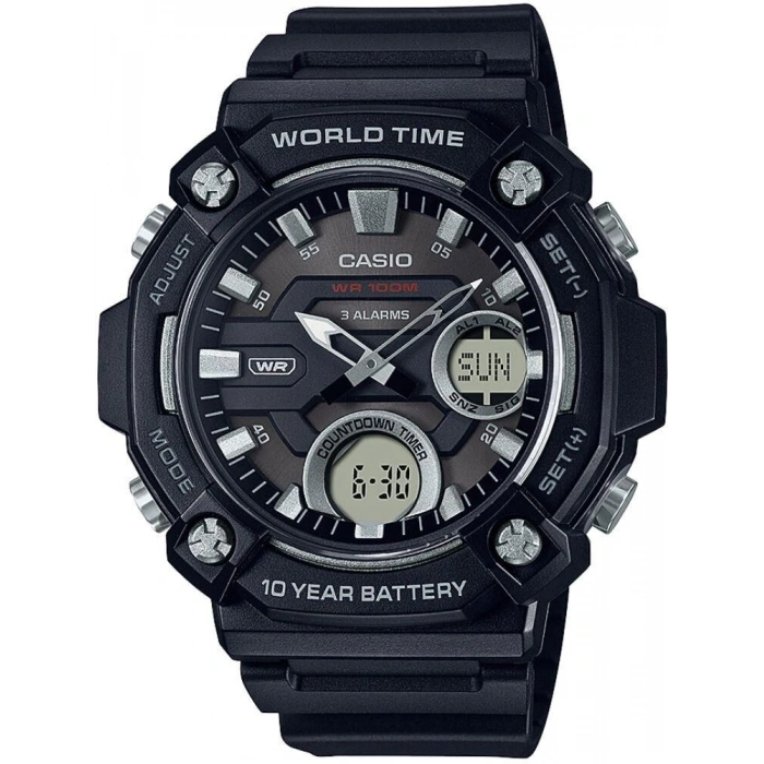 Casio AEQ-120W Siyah Orijinal Saat Kordonu