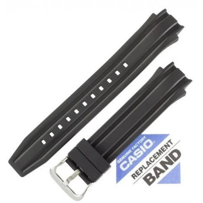 Casio AMW-702 Orijinal Siyah Silikon Saat Kordonu