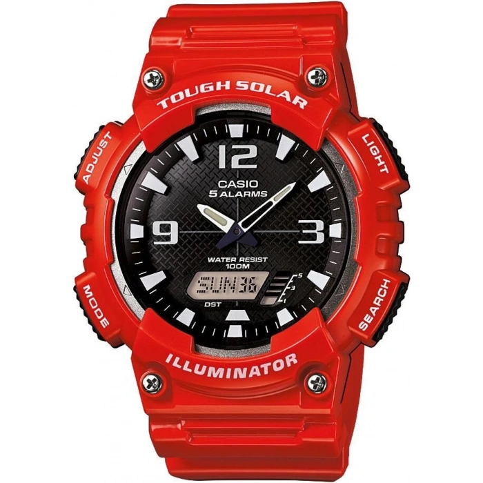 Casio AQ-S810WC Kırmızı Silikon Orijinal Saat Kordonu