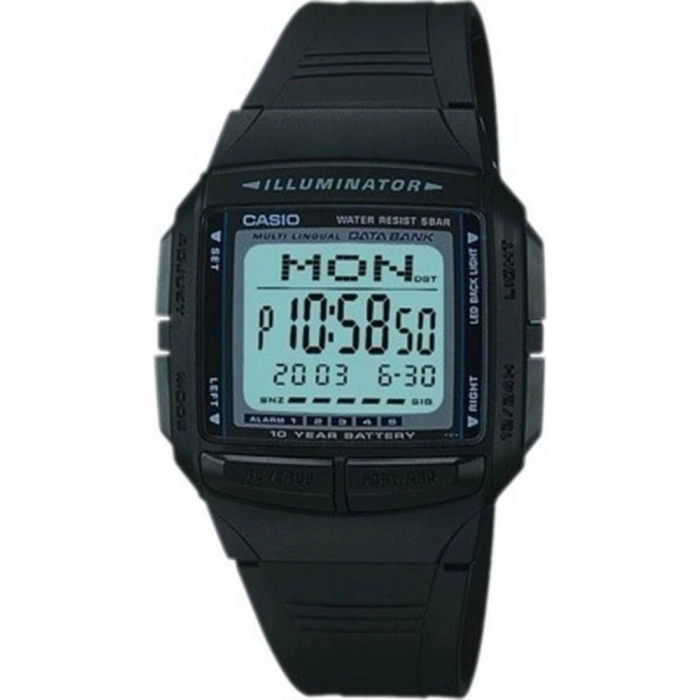 Casio DB-36 Siyah Renk Orijinal Silikon Saat Kordonu