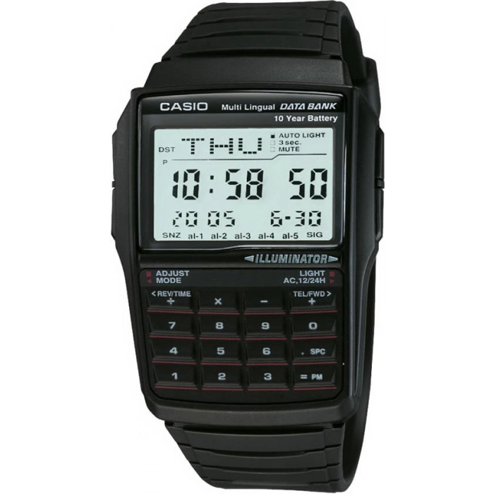 Casio DBC-32 Siyah Plastik Orijinal Saat Kordonu