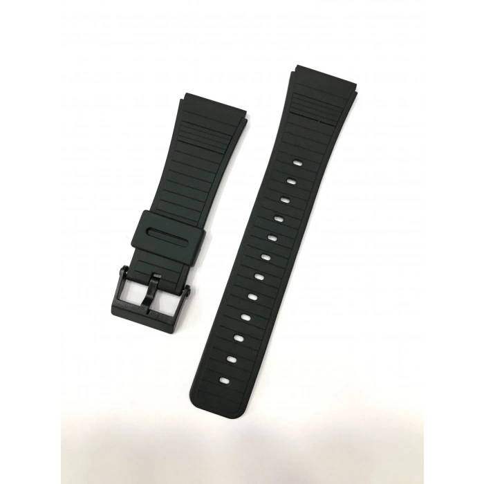 Casio DBC-62 Uyumlu Siyah Renk Silikon Saat Kordonu Kayışı