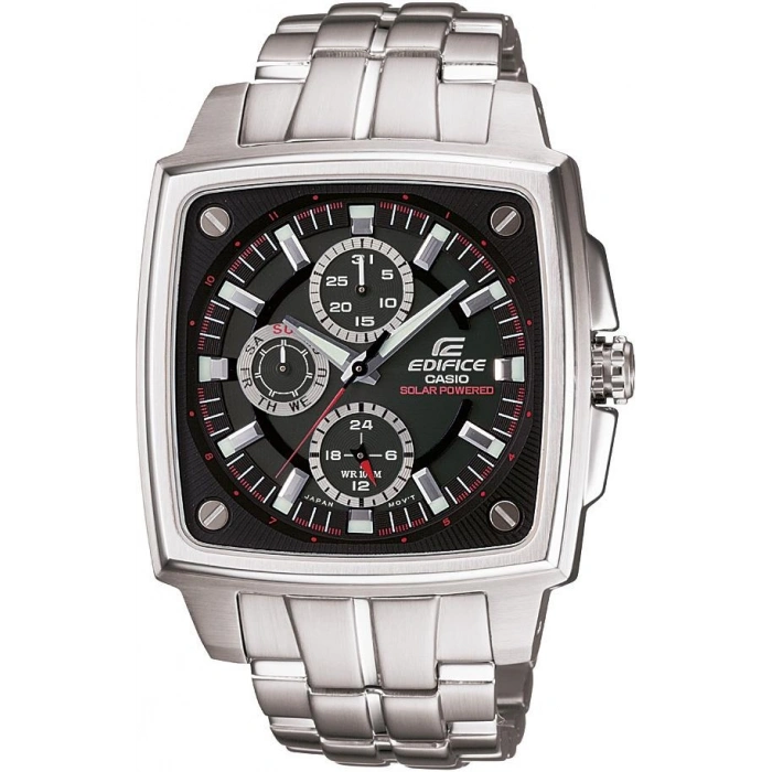 Casio Edifice EF-331SB-1AVDF Solar Powered Çelik Erkek Kol Saati