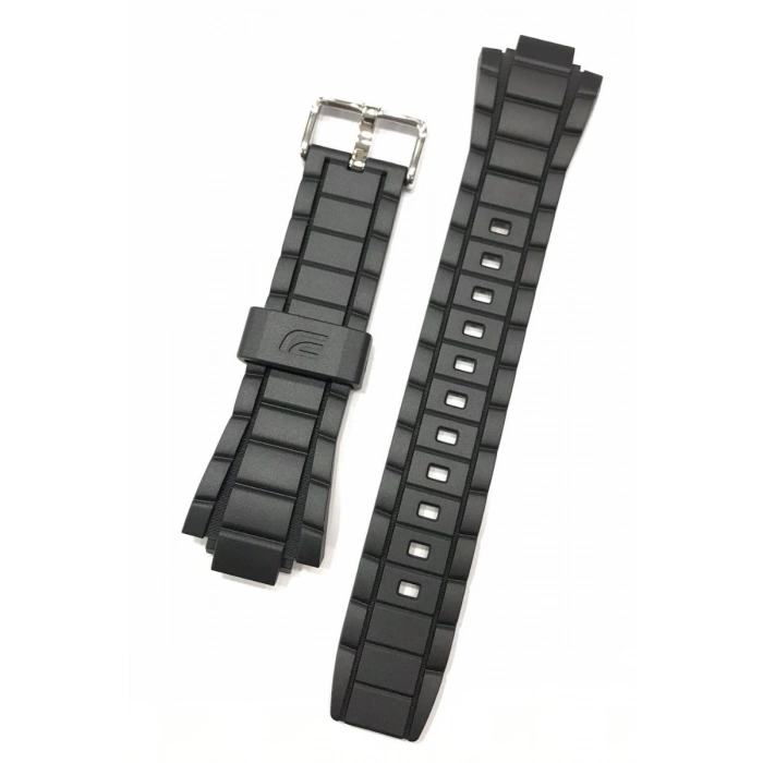 Casio Edifice EFR-519-7AV Orijinal Silikon Saat Kordonu Kayışı