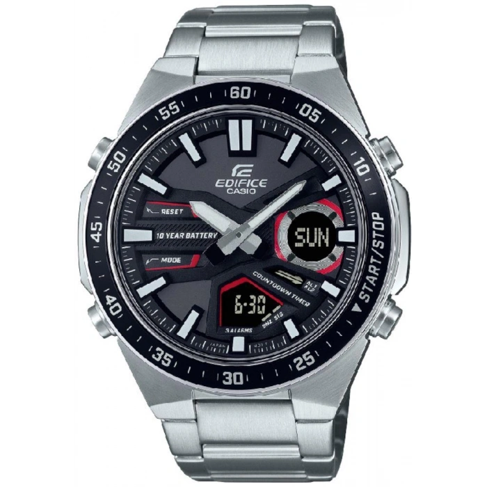 Casio Edifice EFV-C110D-1A4VDF Çelik Kordon Analog Dijital Erkek Kol Saati