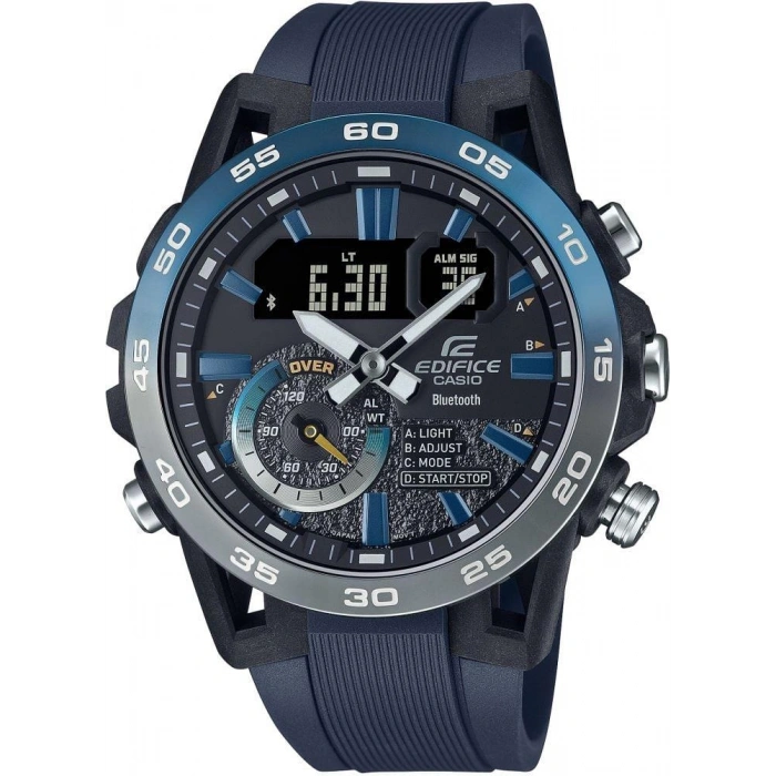 Casio Edifice Serisi ECB-40NP-1ADF Lacivert Renk Bluetooth Bağlantılı Yeni Erkek Kol Saati
