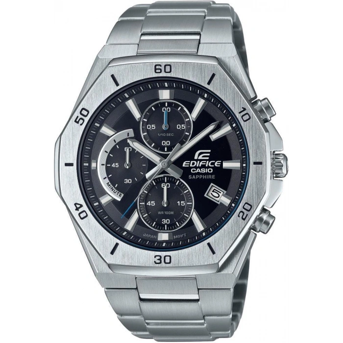 Casio Edifice Serisi EFB-680D-1AVUDF Gri Renk Çizilmez Safir Cam Çelik Erkek Kol Saati