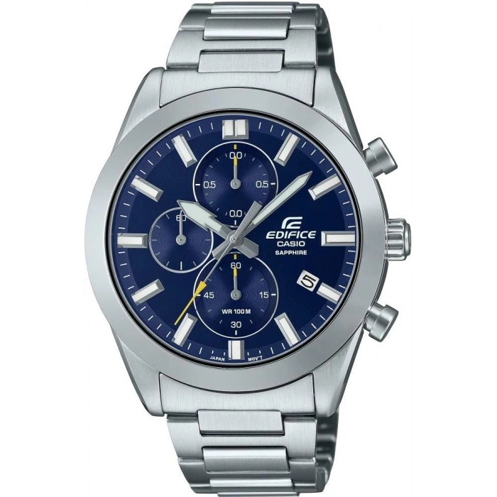 Casio Edifice Serisi EFB-710D-2AVUDF Çizilmez Safir Cam Çelik Erkek Kol Saati