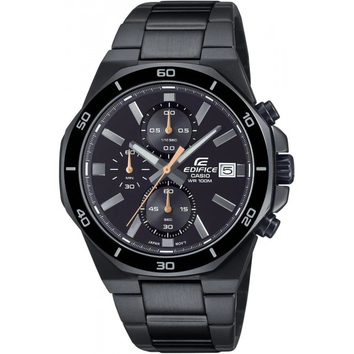 Casio Edifice Serisi EFV-640DC-1AVUDF Siyah Renk Çelik Erkek Kol Saati