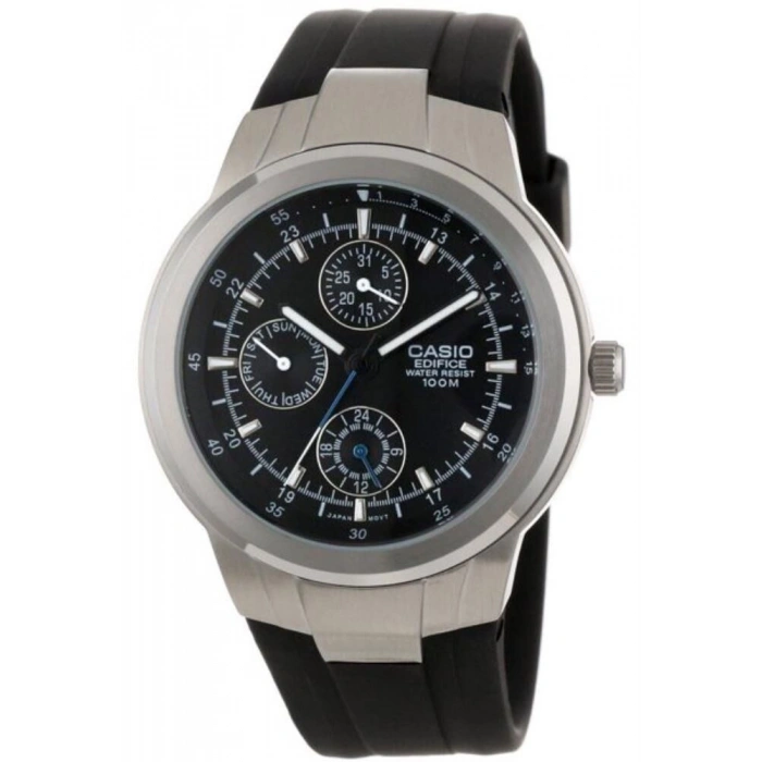 Casio EF-305-1A Siyah Renk Orijinal Silikon Saat Kordonu