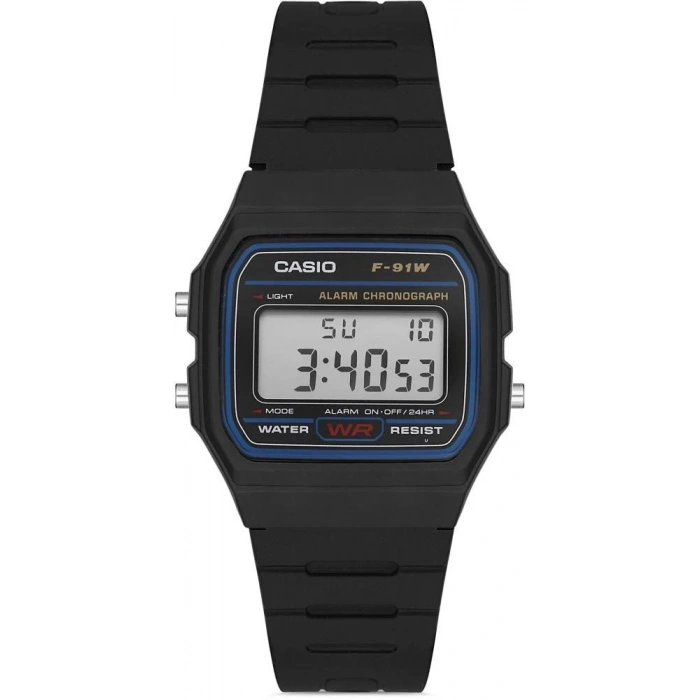 Casio F-91W-1DG Retro Plastik Dijital Erkek Kol Saati
