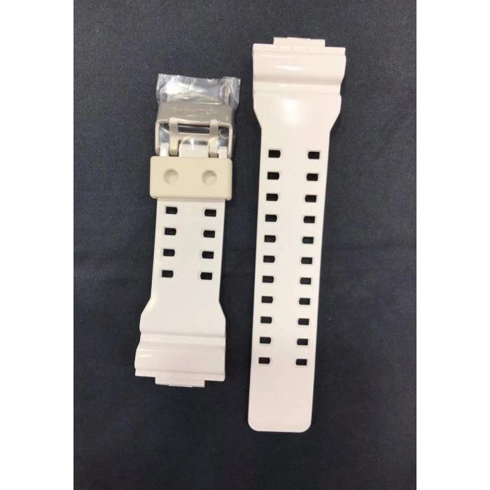 Casio G-Shock G-8900 GA-100 Orijinal Beyaz Silikon Saat Kayışı