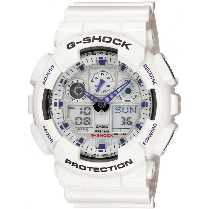 Casio G-Shock G-8900 GA-100 Orijinal Beyaz Silikon Saat Kayışı
