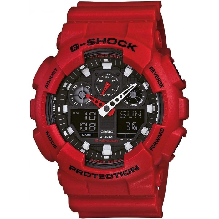 Casio G-Shock GA-100 GA-110 Kırmızı Orijinal Shock Lastiği Kasa Silikonu