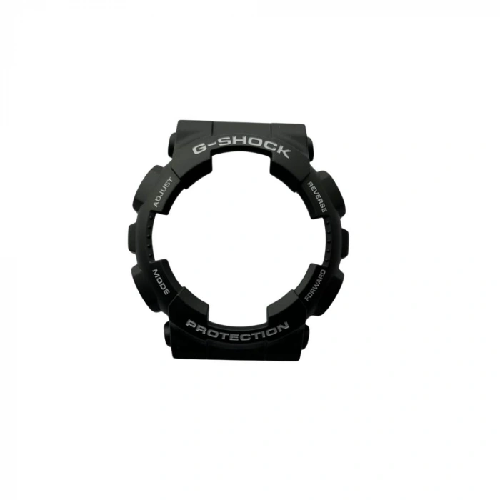 Casio G-Shock GA-100 GA-110 Siyah Orijinal Shock Lastiği Kasa Silikonu - Beyaz Yazılı