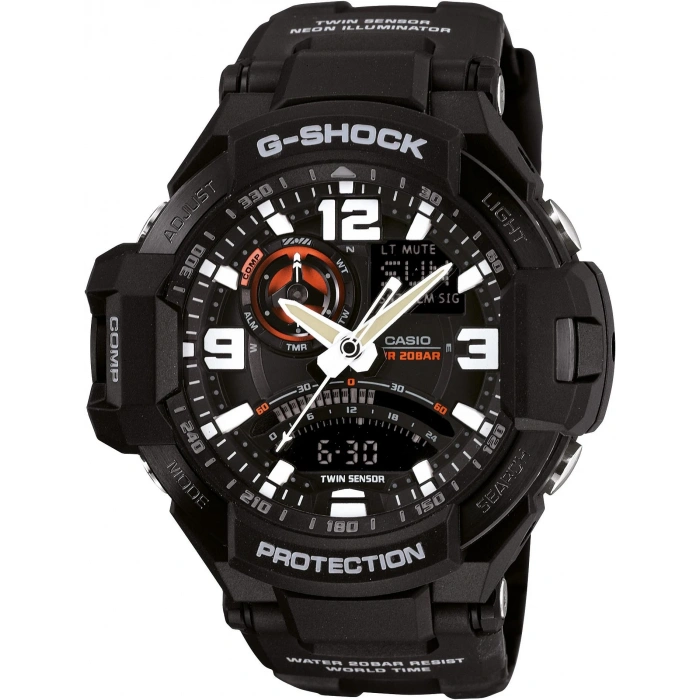 Casio G-Shock GA-1000 GA-1100 Siyah Orijinal Saat Kordonu