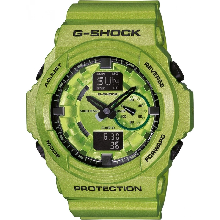 Casio G-Shock GA-150 Yeşil Orijinal Shock Lastiği Kasa Silikonu