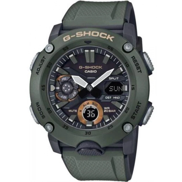 Casio G-Shock GA-2000 Haki Renk Orijinal Saat Kordonu