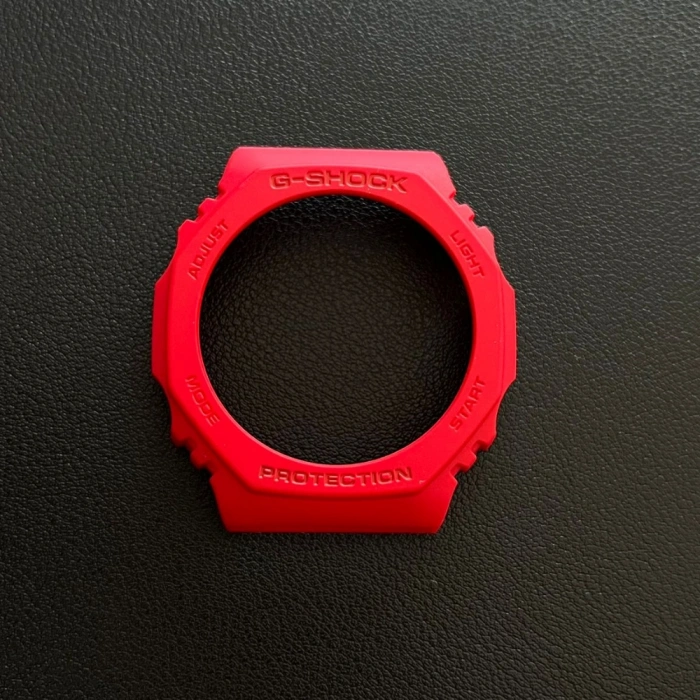 Casio G-Shock GA-2100 Kırmızı Plastik Orijinal Shock Lastiği Kasa Silikonu
