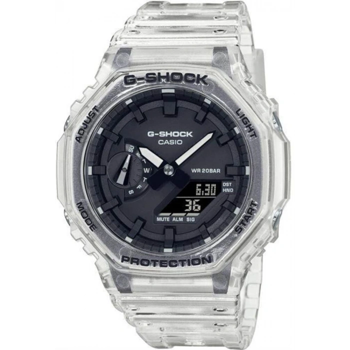 Casio G-Shock GA-2100 Şeffaf Plastik Orijinal Shock Lastiği Kasa Silikonu