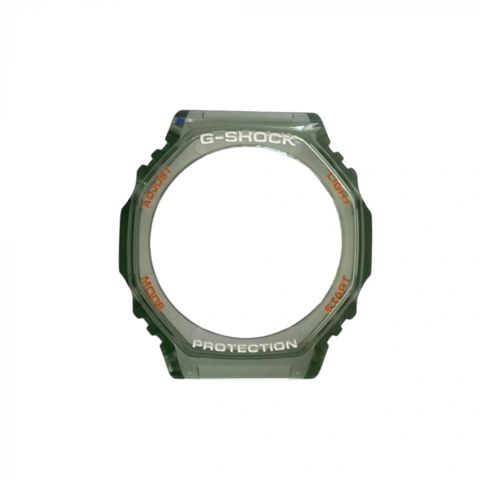 Casio G-Shock GA-2100 Yeşil Şeffaf Orijinal Shock Lastiği Kasa Silikonu