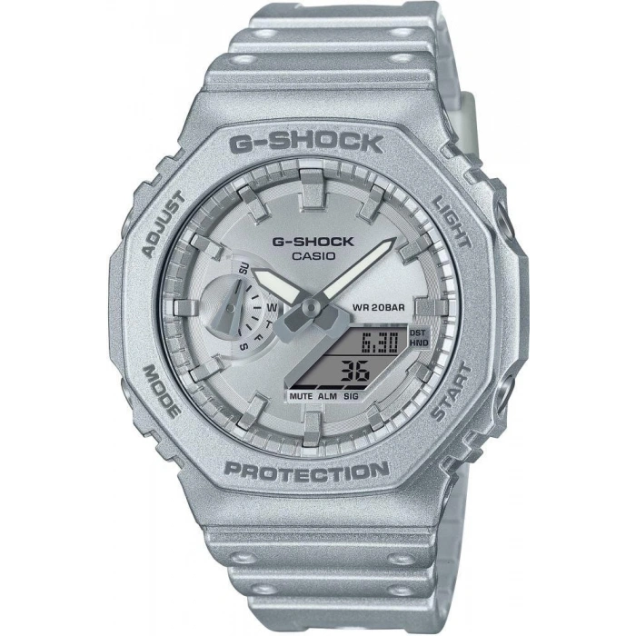 Casio G-Shock GA-2100FF-8ADR Gri Renk 20 ATM Su Geçirmez Yeni Analog Dijital Erkek Kol Saati