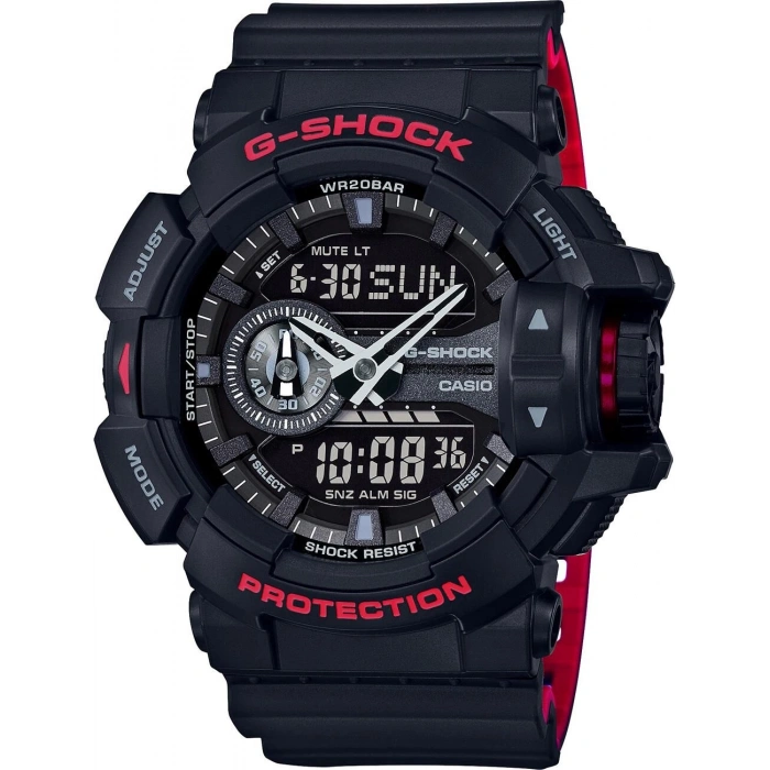 Casio G-Shock GA-400 Kırmızı Yazılı Orijinal Shock Lastiği Kasa Silikonu